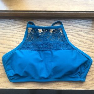 NWOT high-neck bikini top